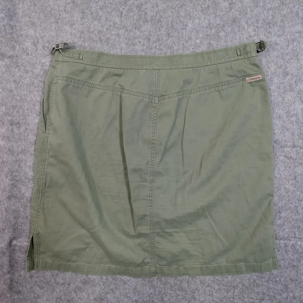 Ralph Lauren‎ Skirt Womens 16 Military Cargo Utility Army Green Mini Y2K 90s